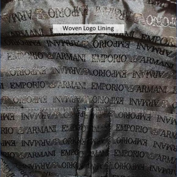 Emporio Armani Mens Messenger Bag Large Black Nylon Leather Shoulder Cro… - Picture 11 of 16